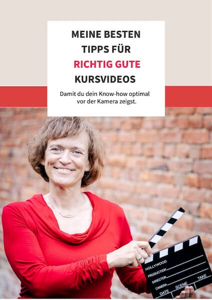 Titel E-Book: Meine besten Tipps für richtig gute Kursvideos